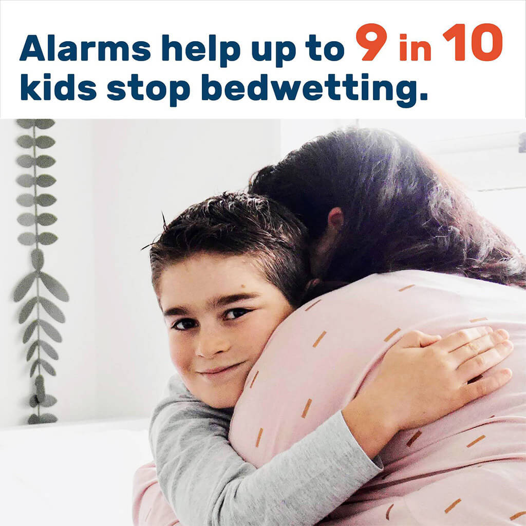 Bedwetting alarms help up to 9 in 10 children stop bedwetting